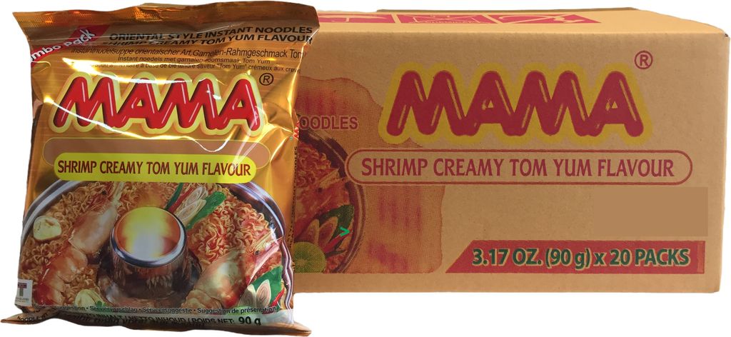MAMA Instant Nudelsuppe Orientalischer Art, Cremige Produktbild 