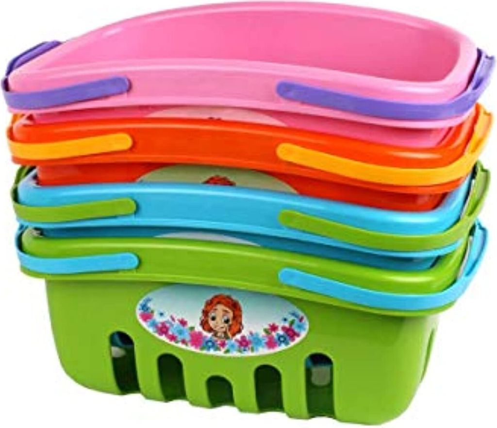 Kunststoff-Einkaufskorb Für Kinder Für Den Einkaufsgang Produktbild 