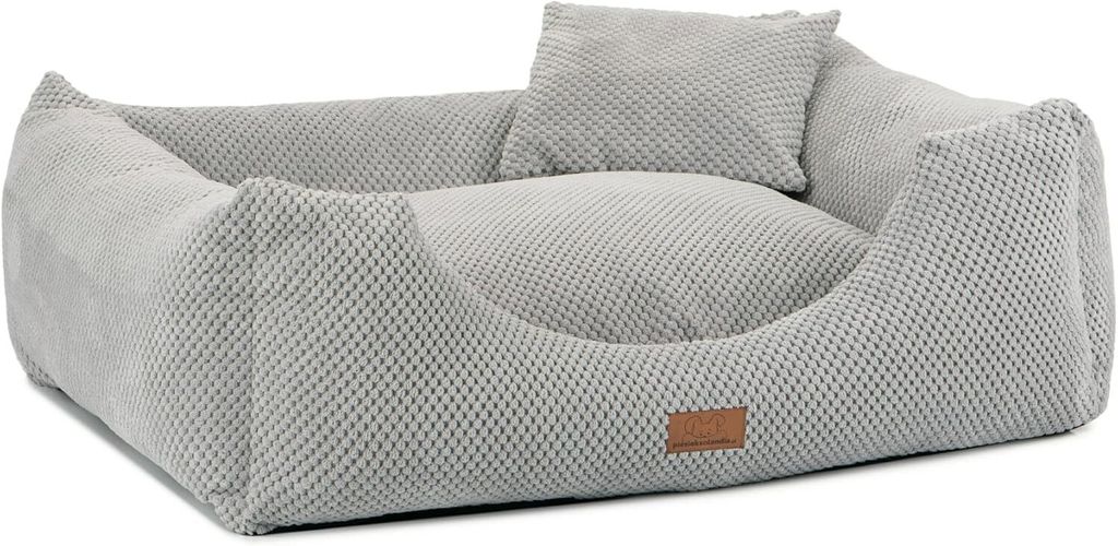Oaza Hundebett mit Rand, Haustierbett, Bett, Bodenbett, Hundekissen, Hundesofa, Katzenbett, Hundekörbchen, Hundecouch