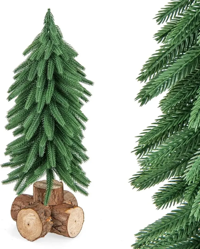 Sapin de Noël de table artificiel vert 40cm pour décoration intérieure