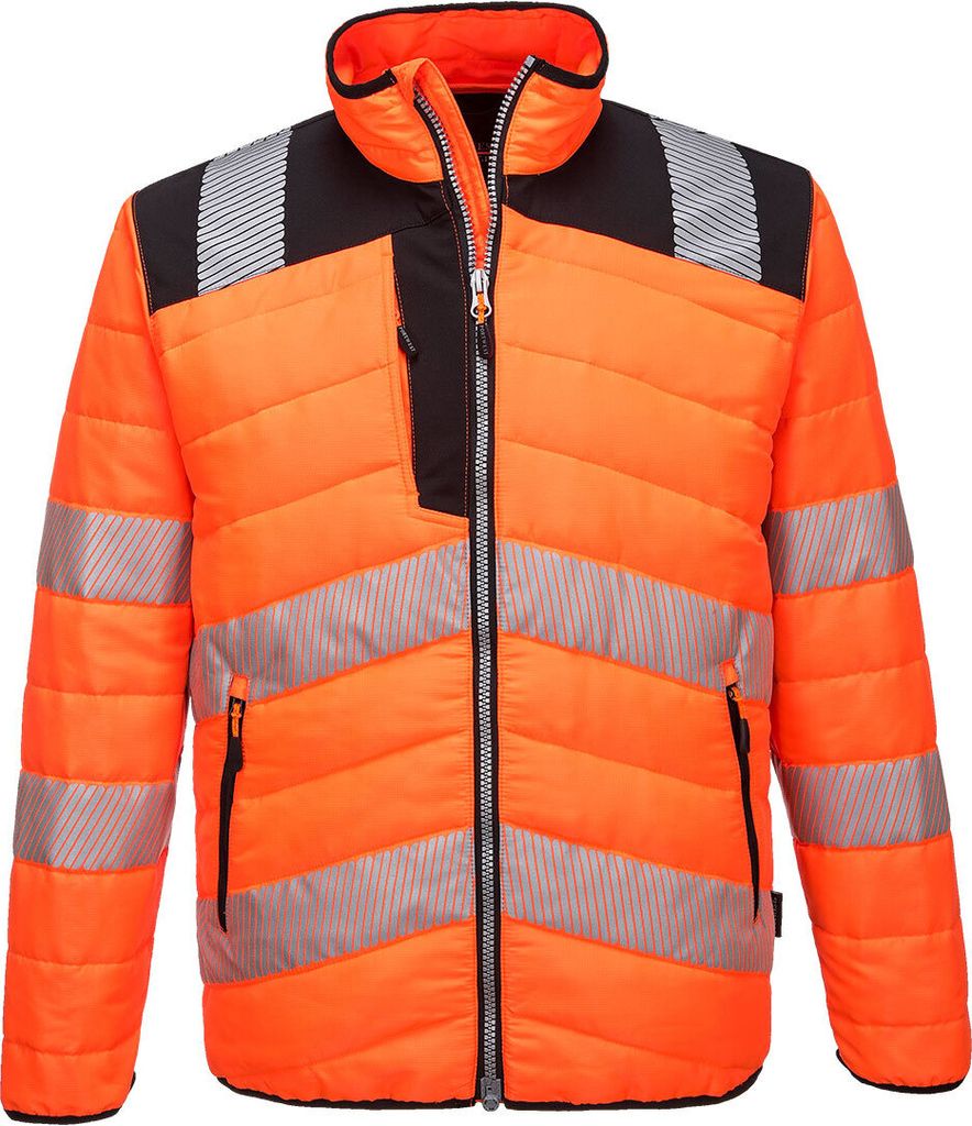 Portwest PW371 PW3 Warnschutz-Steppjacke Orange/Black Gr. XXL