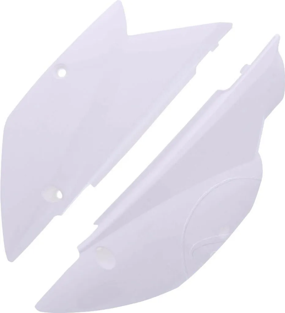 Flancs de carrosserie Polisport blancs anti-rayures pour Kawasaki KLX