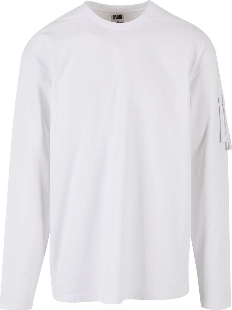 Urban Classics - Sleeve Pocket Longsleeve weiß - 3XL