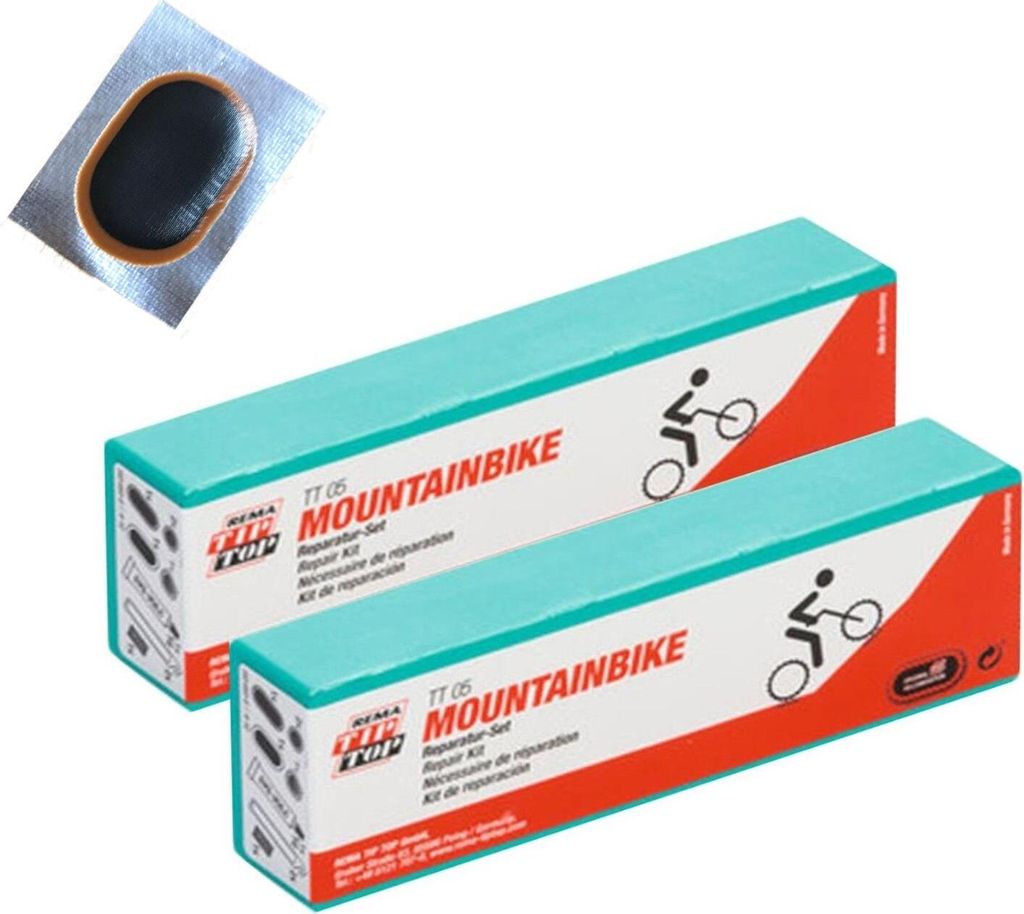 2 x Rema TT05 Fahrrad Flickzeug Fahrradschlauch 9-teilig Produktbild 