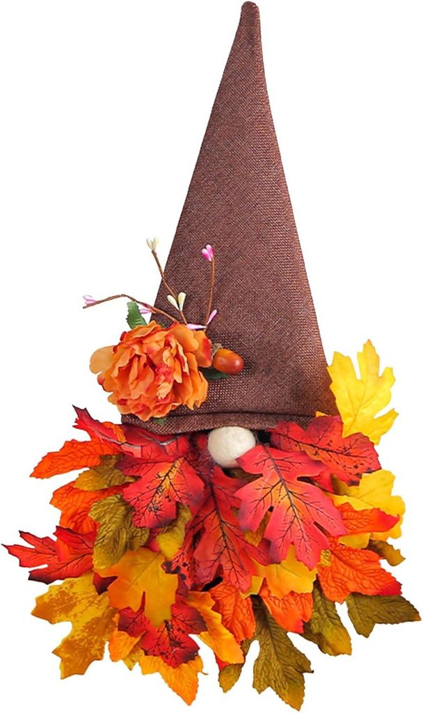 Niedliche Halloween-Ornamente in Form von Ahornblättern sind die perfekten Tischdekorationen.