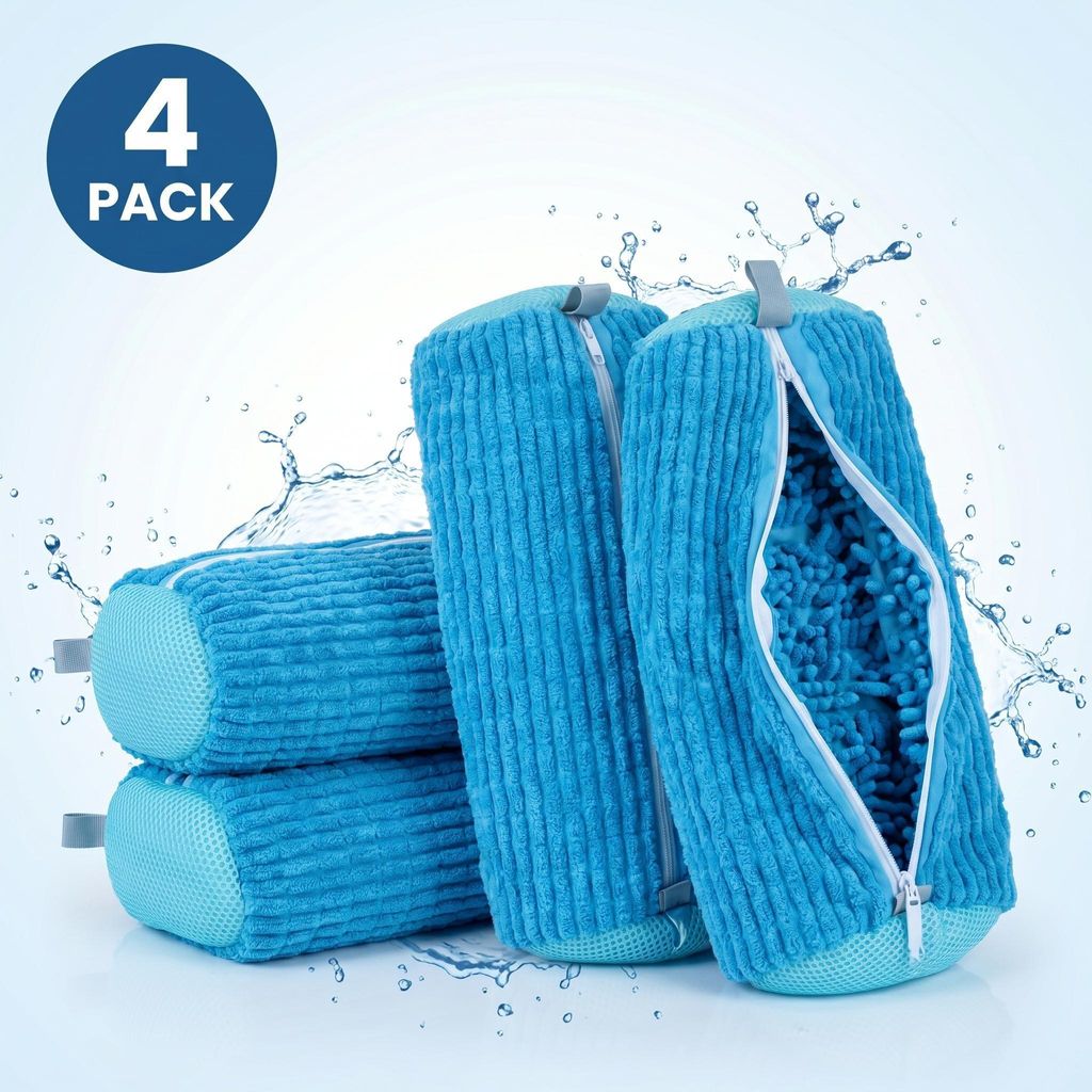 Schuhwaschbeutel 4er Set für die Waschmaschine – Produktbild 