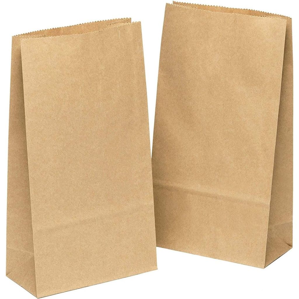Braune Papiertüten Mit Schnur, 17,8 X 17,8 Cm – 100 Stück, Vintage-Look, Kraftpapier & Umweltfreundlich