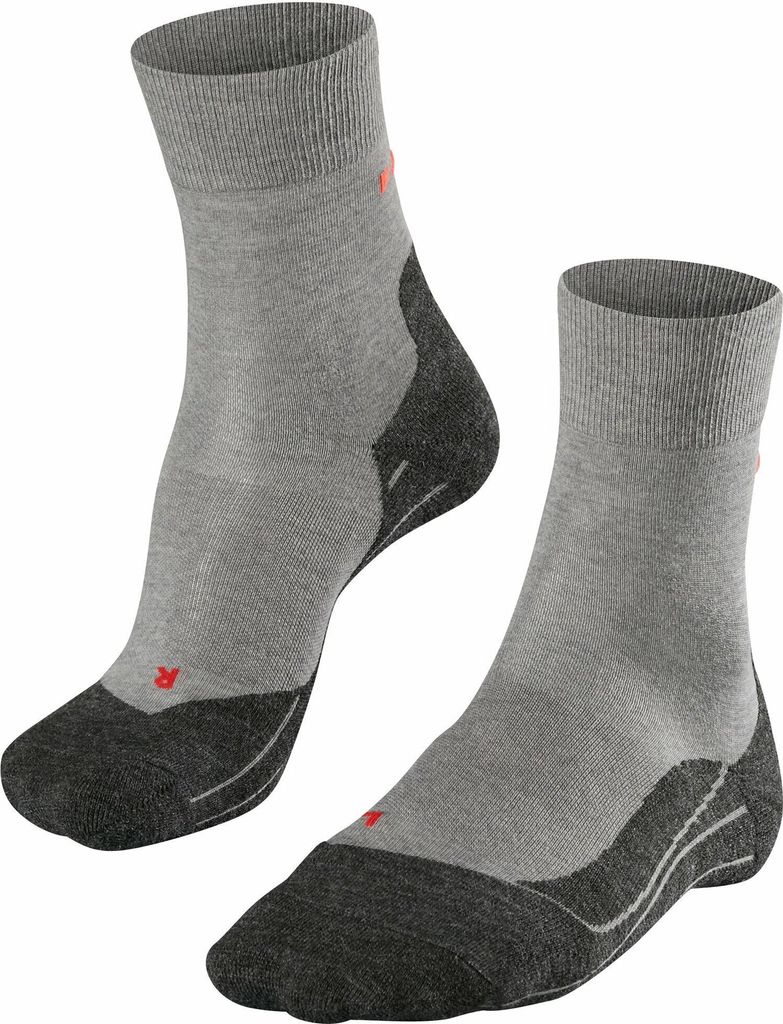 FALKE RU4 Wool Laufsocken Damen light grey melange 37-38