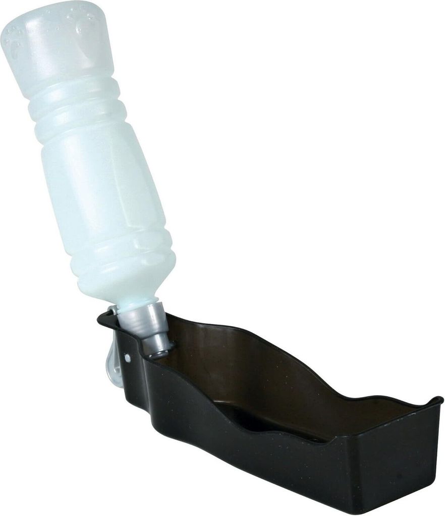 2461 Flasche mit Trinknapf, Kunststoff, 0,5 l