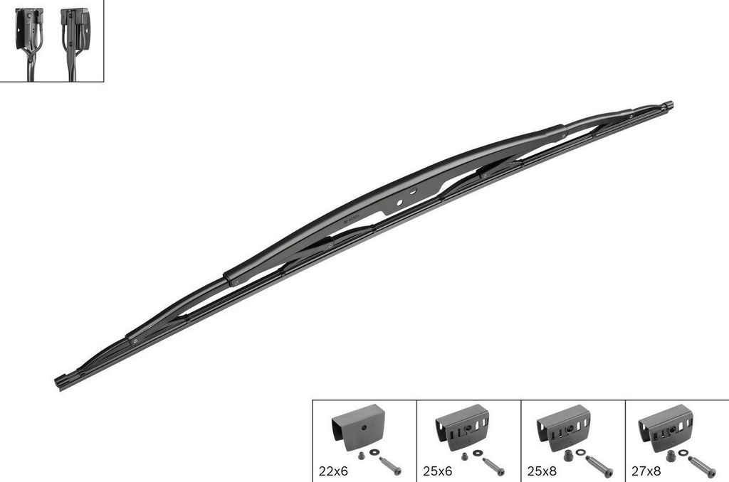 BOSCH Wischblatt Scheibenwischer N100-1000mm 3397018199 Produktbild 