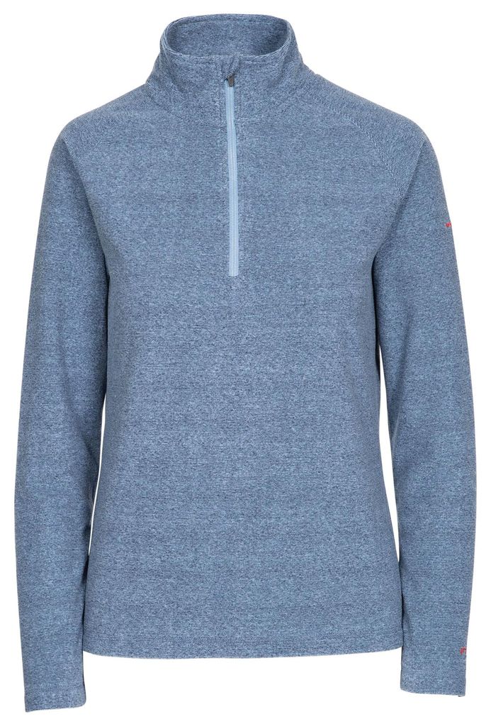 Trespass Damen Fleece-Top Meadows mit Reißverschluss bis zur Brust TP4176 (XS) (Marineblau)
