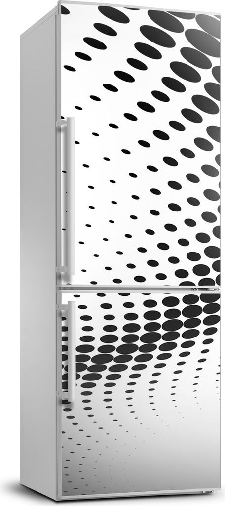 Tulup Kühlschrankdekoration - 70x190 cm - Aufkleber auf dem Kühlschrank - geometrischer Hintergrund