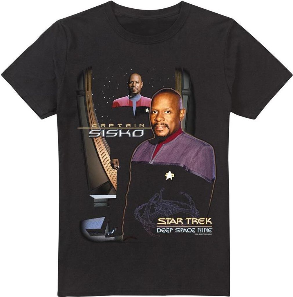 Star Trek - T-Shirt für Herren TV5837 (L) (Schwarz)