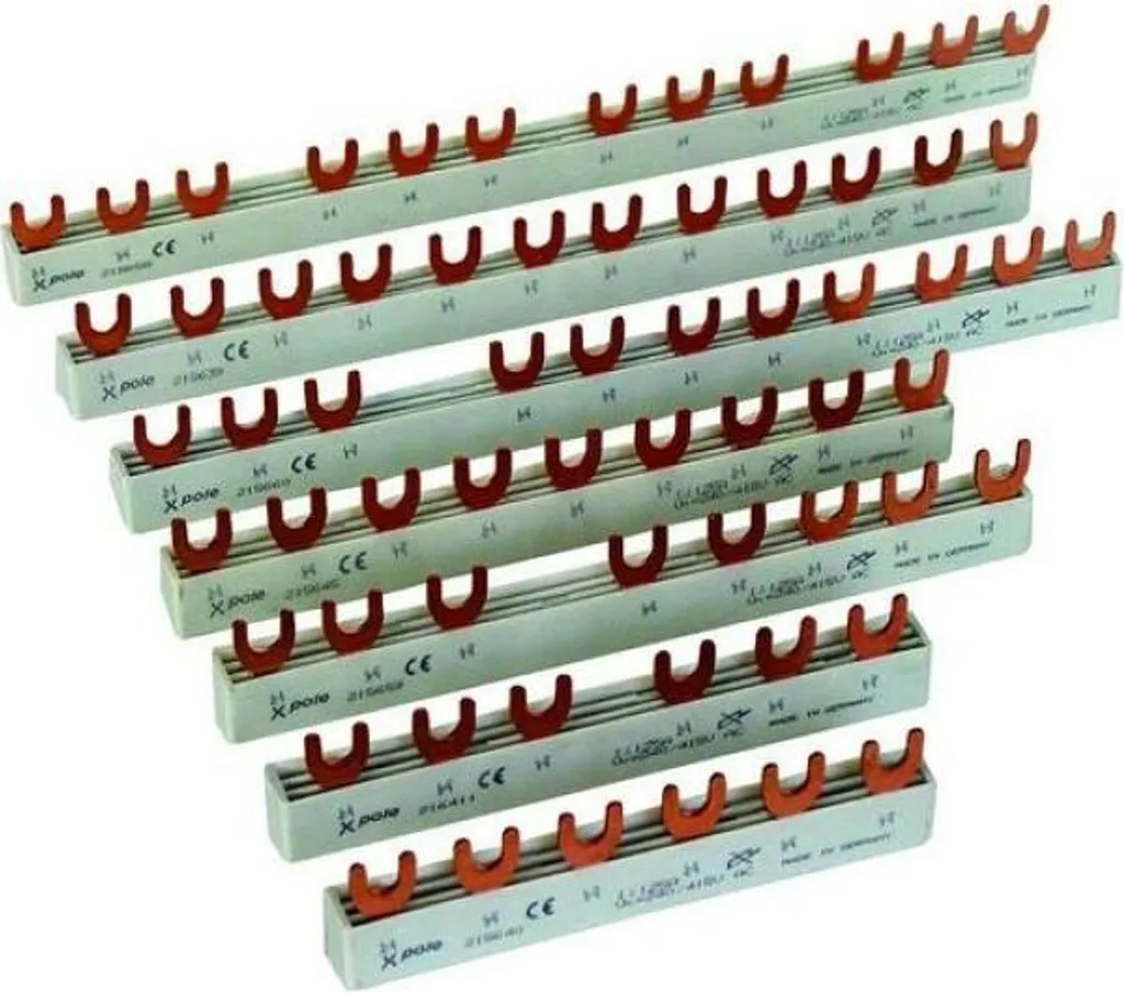 Barreau de phase pour tableau électrique 12 modules 16mm2 triphasé neutre