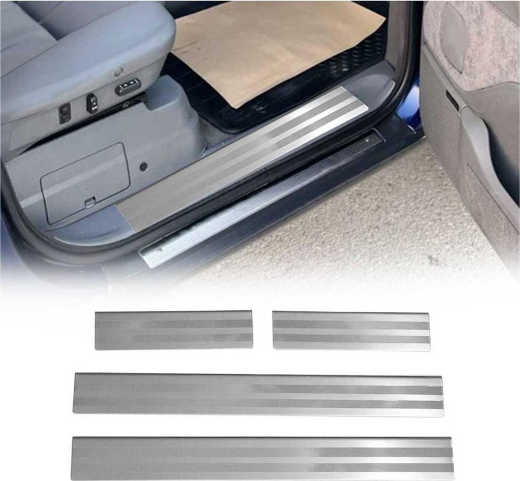 Einstiegsleisten Türschweller für Range Rover 1994-2002 Edelstahl Silber 4tlg