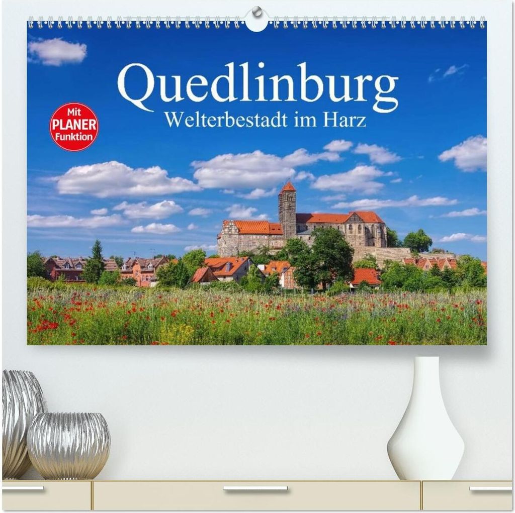 Quedlinburg - Welterbestadt im Harz (hochwertiger Premium Wandkalender 2026 DIN A2 quer), Kunstdruck in Hochglanz