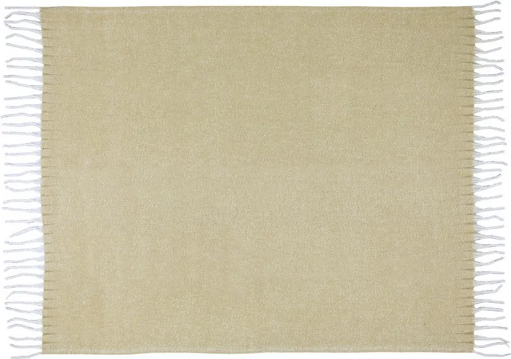 Floso Dolly : Couverture en Polyester Recyclé PF4797 Beige - Taille Unique