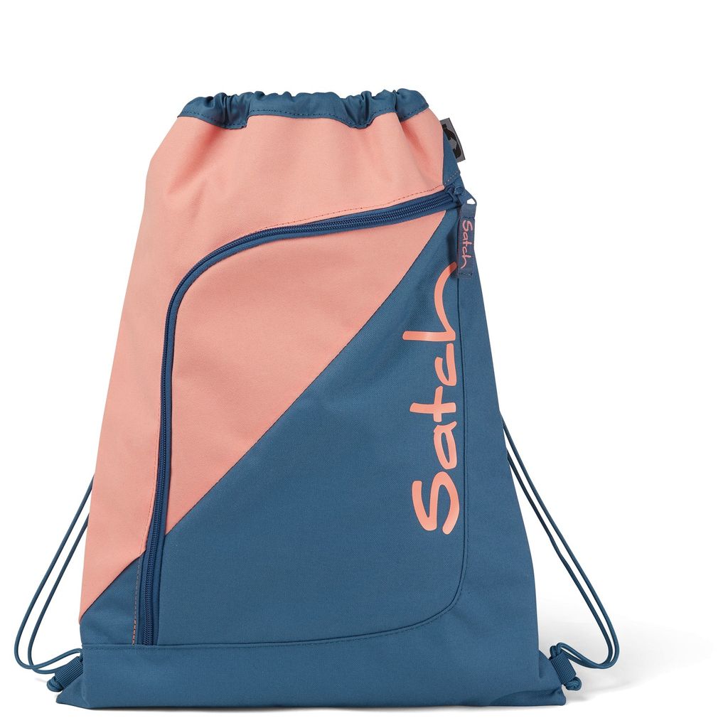 satch Sportbeutel Gymbag Bluebird blau orange Produktbild 1