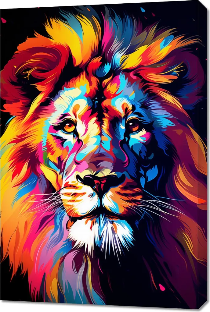 Quadro da Parete 60x90 Colori del Regno | Qualità Artigianale