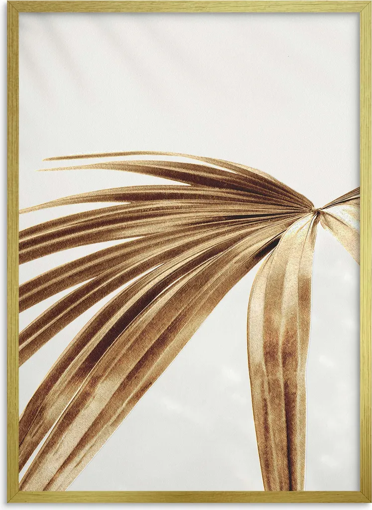 Poster Oro Glamour Moderno - Decorazione Parete Cornice Gold