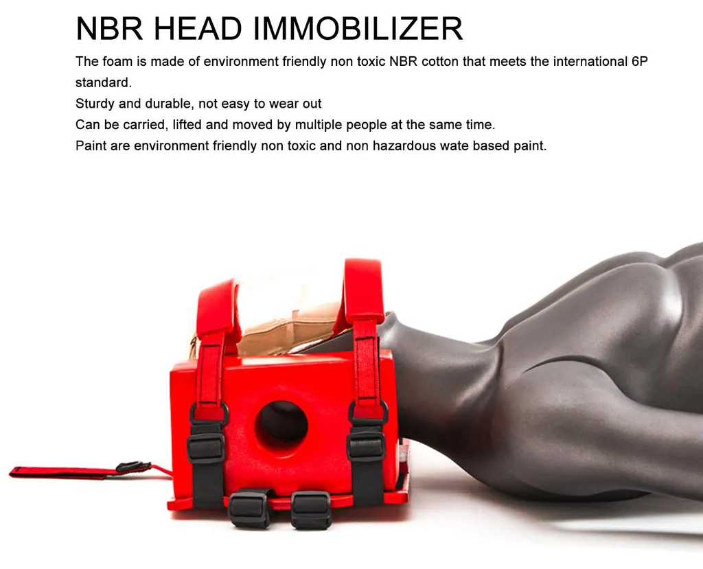 Dispositif d'Immobilisation Cervicale et Planche Dorsale EMS avec Sangles