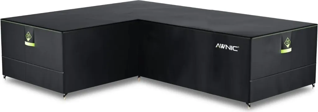Housse de banc de jardin en L polyvalente 215x270 cm - Tissu indéchirable