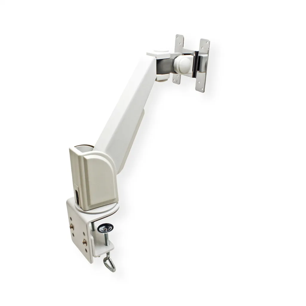 Support d'écran orientable à double montage pince et vis murale