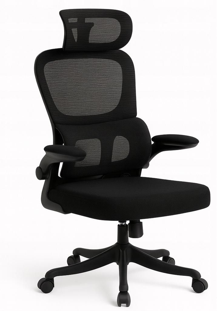 Krzesło biurowe ergonomiczne regulowane obrotowe KB112 Zdjęcie produktu 