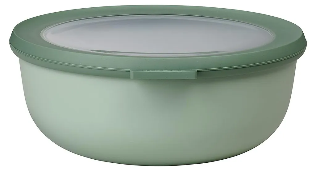 Plat hermétique rond Cirqula 1250ml étanche et sans BPA menthe