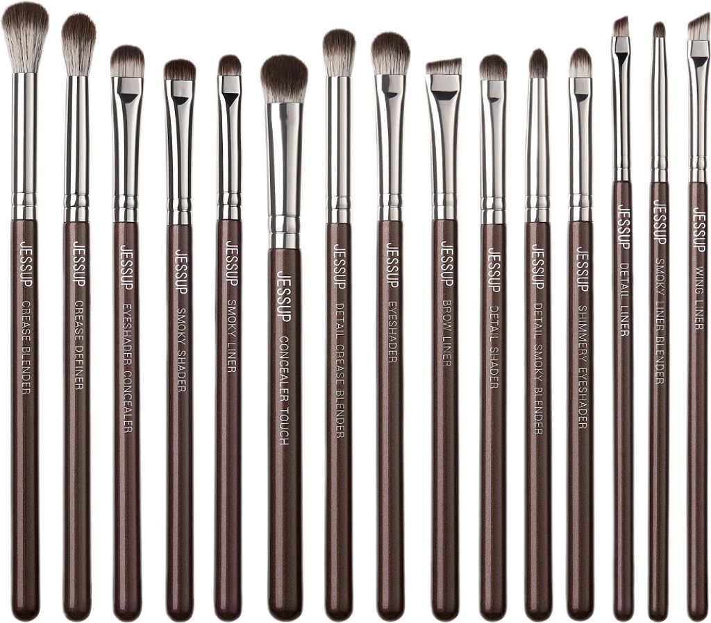 Jessup Professionelles Augenbrauen Pinselset T499, 15 Stück Produktbild 