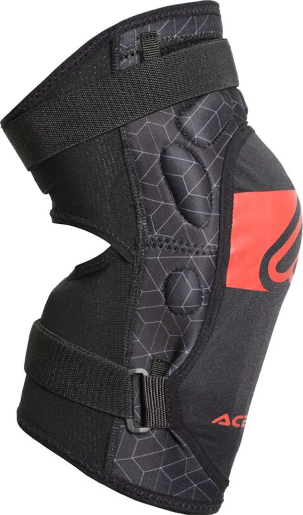 Protections de Genoux Souples Acerbis Junior Noir et Rouge Certifiées - 2