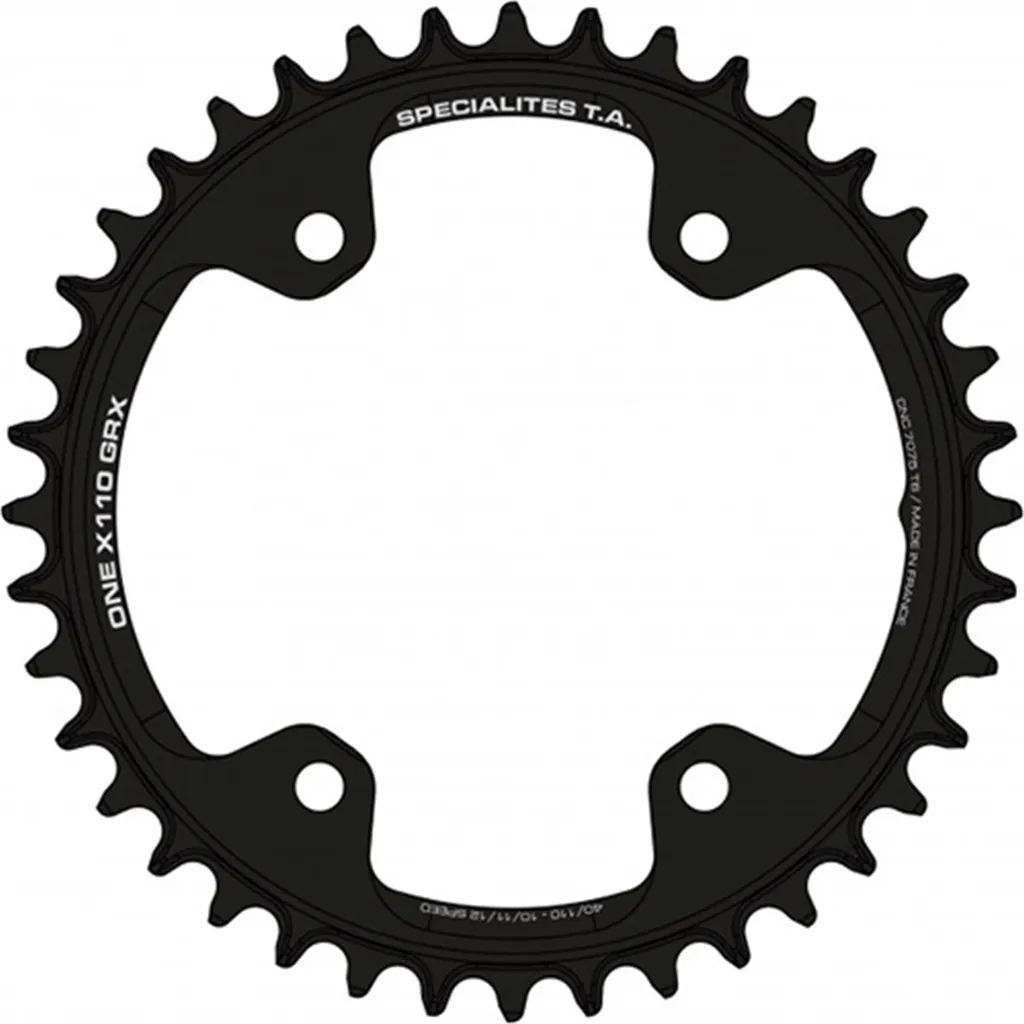 Plateau de remplacement Gravel 38 dents Mono pour pédalier Shimano GRX