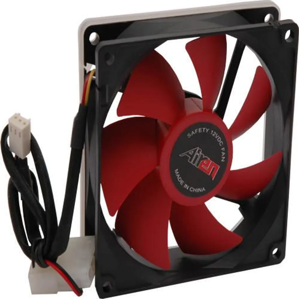 Modding PC: Ventola AIREN RedWings92 Deluxe Rosso Fuoco - Silenzio e Stile - 1