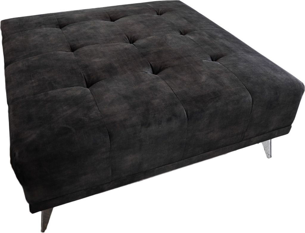 KAWOLA Hocker WIOLO velvet anthrazit