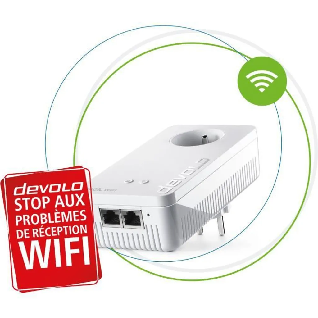Kit CPL WiFi Idéal pour Streaming 4K et Télétravail : Devolo Magic 2 Next - 4