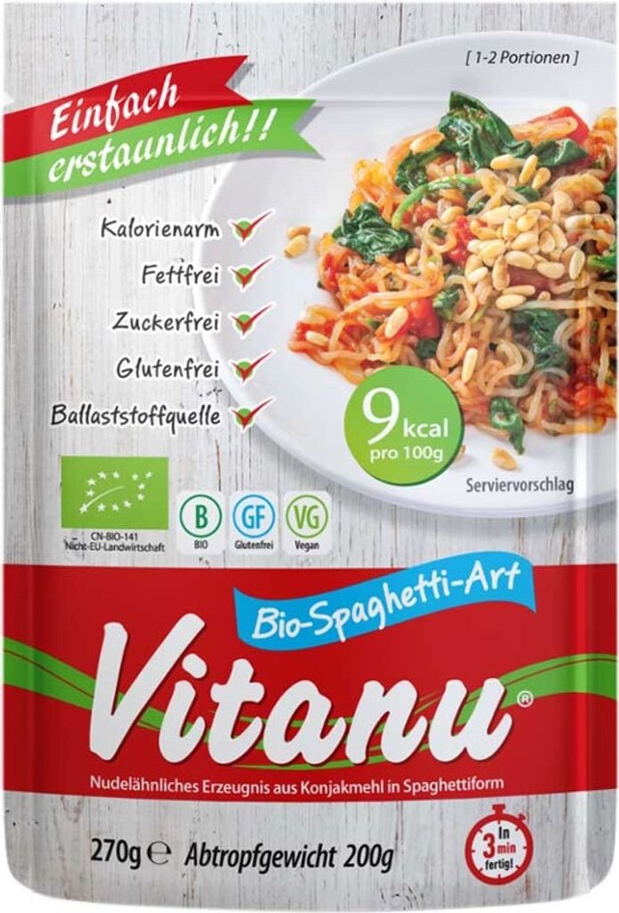 Konjak - Spaghetti, 270g | VITANU Image du produit 