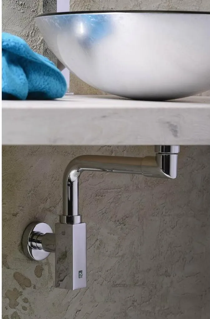 Sapho Omp Tea Quasar Siphon de Lavabo Gain de Place Chromé 811.215.5.K