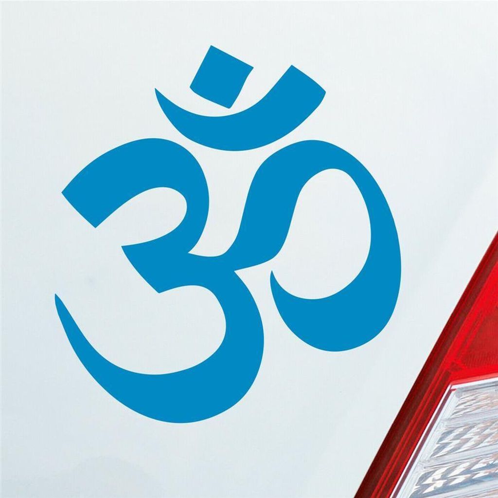 Auto Aufkleber Om Hinduismus Hindu Zeichen Symbol 10x10 cm Produktbild 