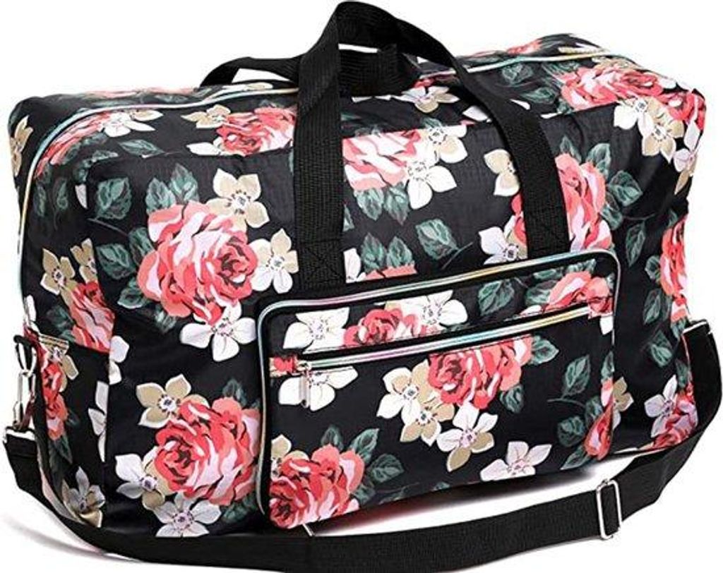Grosse optionelle Schlafsäcke, für Damen, Wochenende, Übernachtungen, Reisebeutel für die meisten und Kinder, schwarze Rosen