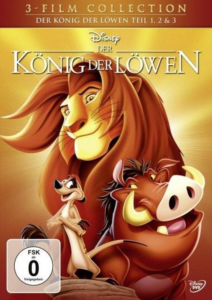Disney Der König der Löwen Dreierpack [DVD] Produktbild 