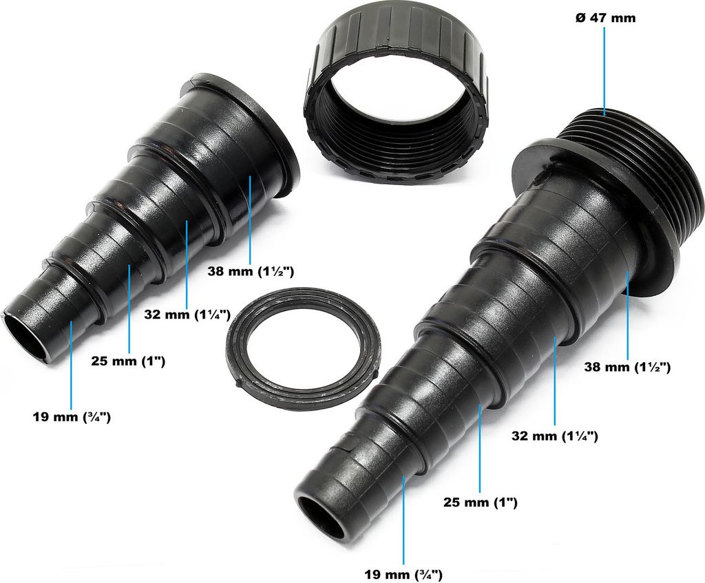 Distributore a Y Boccola: 25/32/38 mm Tubo per stagni e ruscelli