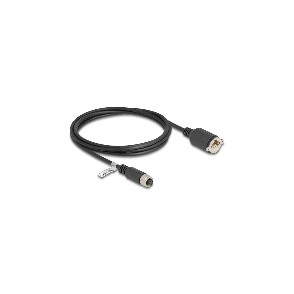Cordon de Liaison M12 à RJ45 pour Automatisation Industrielle 2m FTP - 3