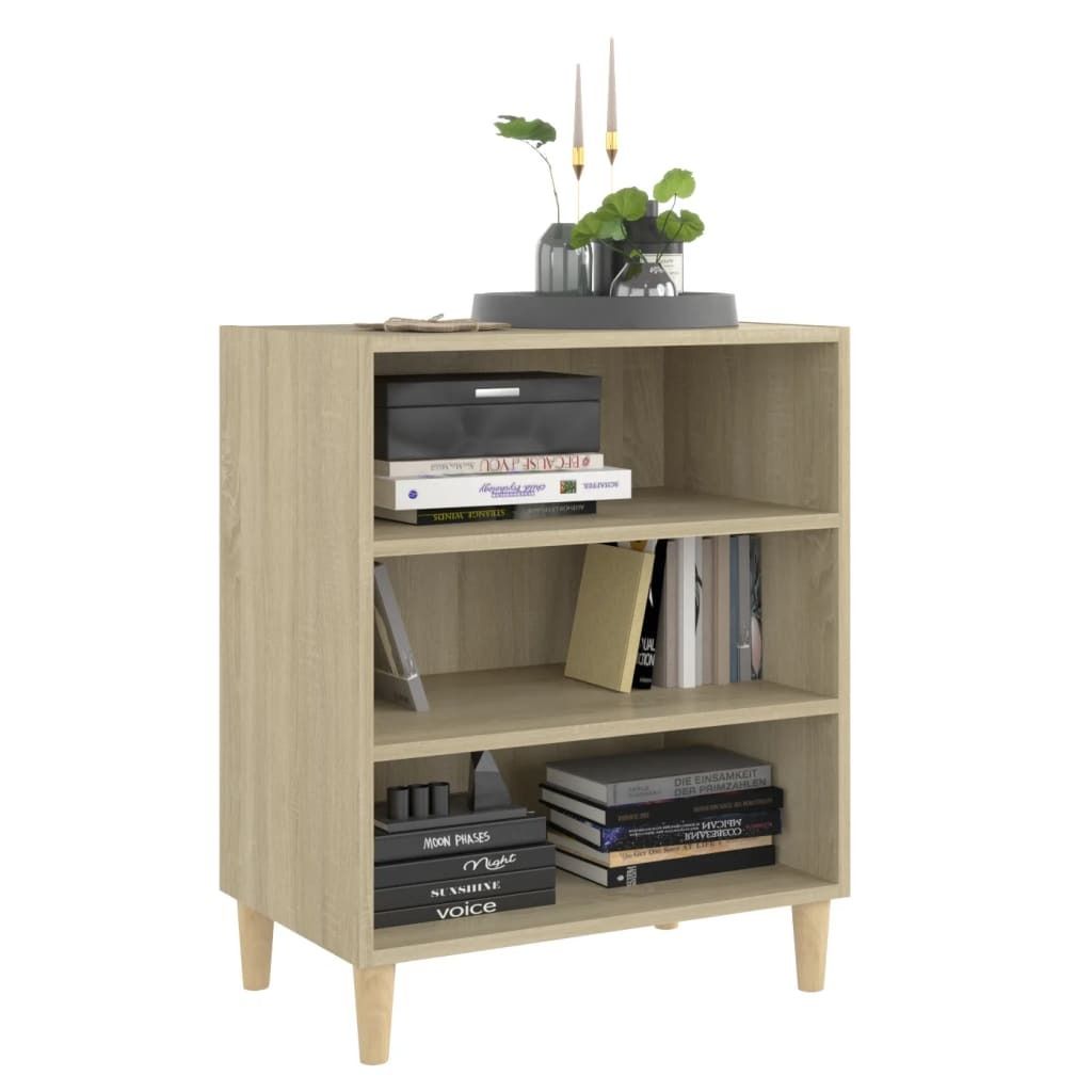 " "Sideboard - praktischem Design - Wohnzimmerschrank - Kommde für Flur - Sonoma-Eiche 57x35x70 cm Holzwerkstoff NeuMöbel 3347815