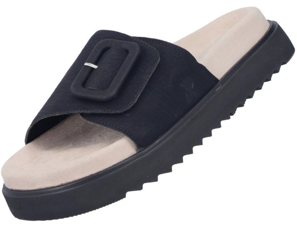 Rieker Damen Pantolette Schwarz