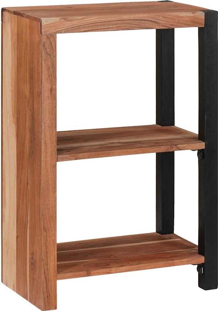 Bücherregal Braun 50 x 30 x 75 cm Massivholz Akazie