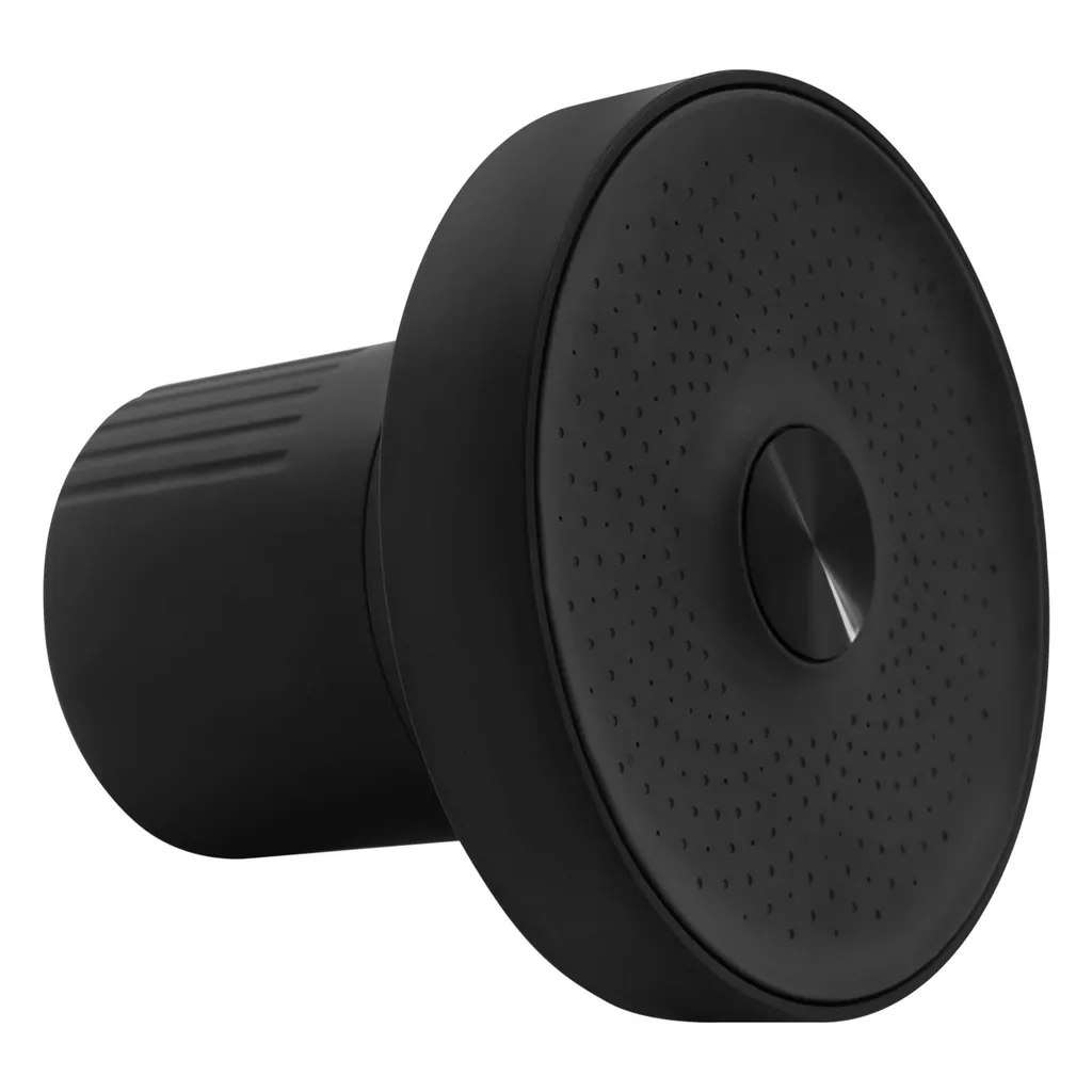 Filtre de douche noir universel anti-calcaire pour salle de bain