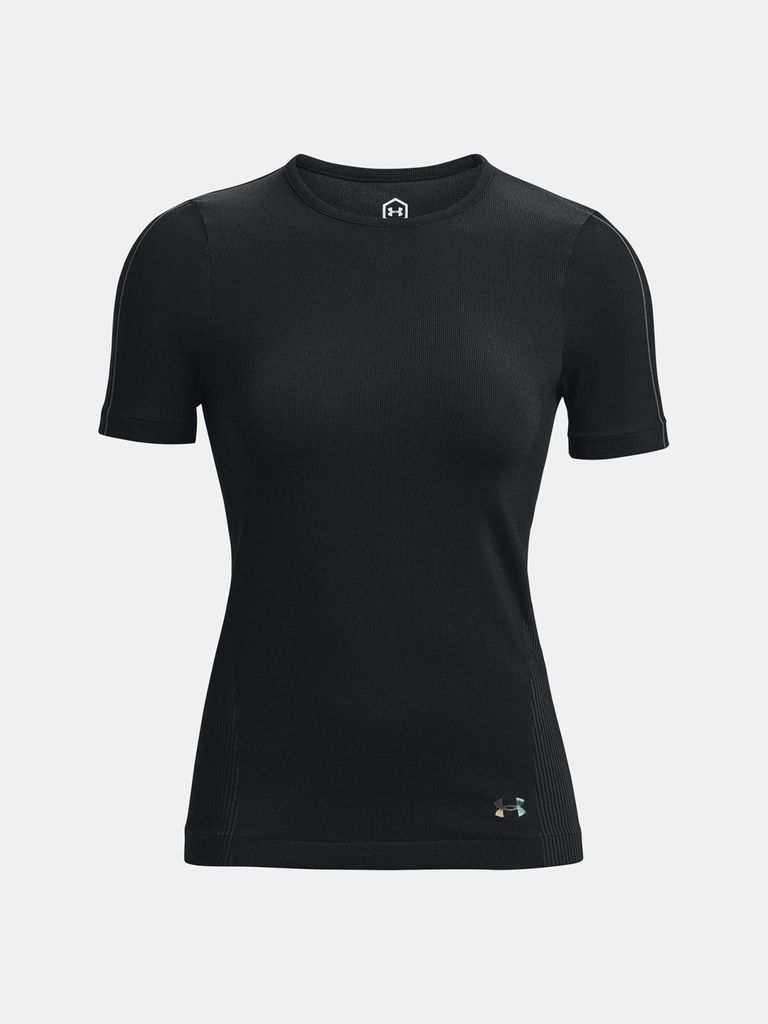 Under Armour Ua Rush Seamless T-Shirt SS-Schwarz 1373929-001__SM