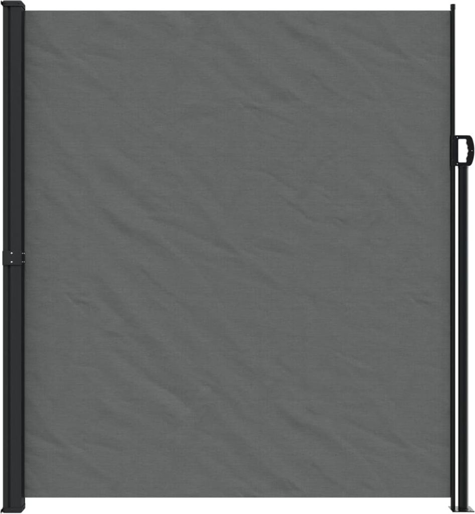Seitenmarkise Ausziehbar Anthrazit 220x300 cm - Sonnensegel Produktbild 