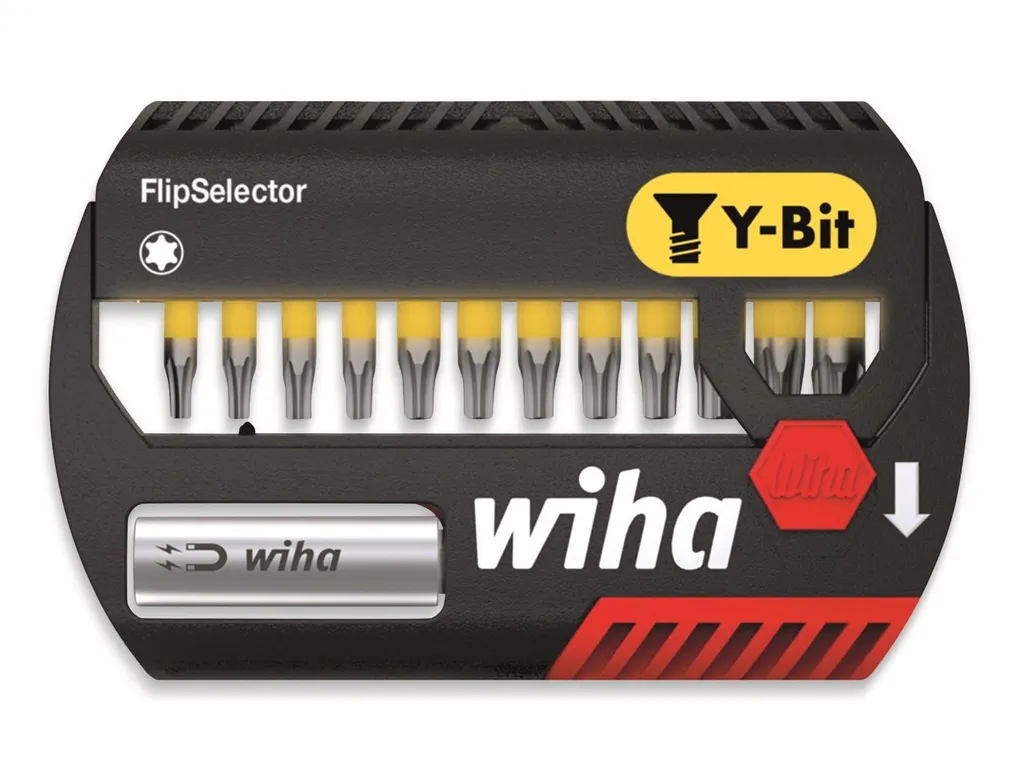 Wiha 41828 FlipSelector: Set 13 Pezzi TORX per Professionisti del Serraggio