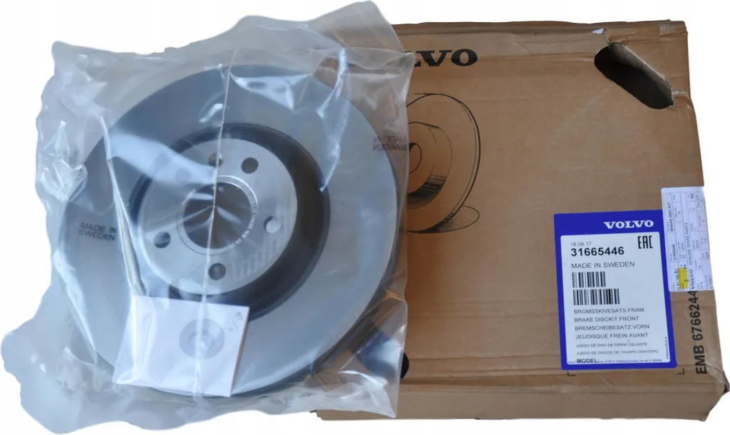 Éliminez les vibrations : Disques de frein avant Volvo S60 V60 XC60 OE